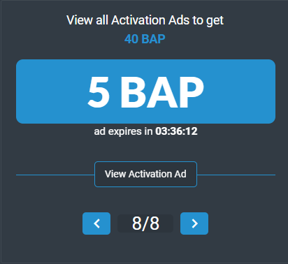 bap activation ads
